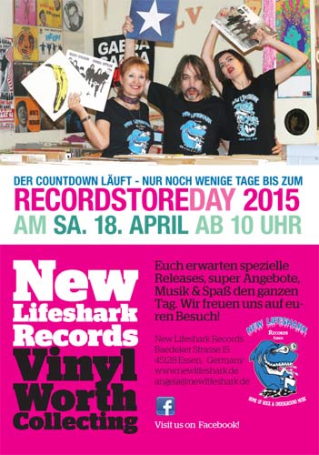New Lifeshark Records - Recordstore Day 2018